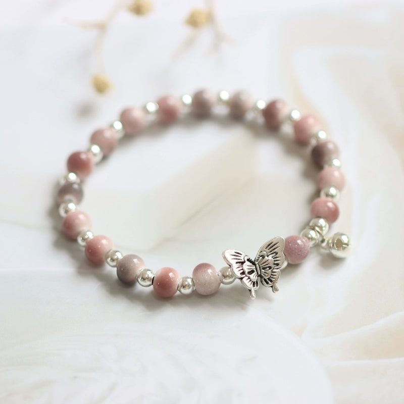 Butterfly Porcelain Bracelet - Modern Oriental Design