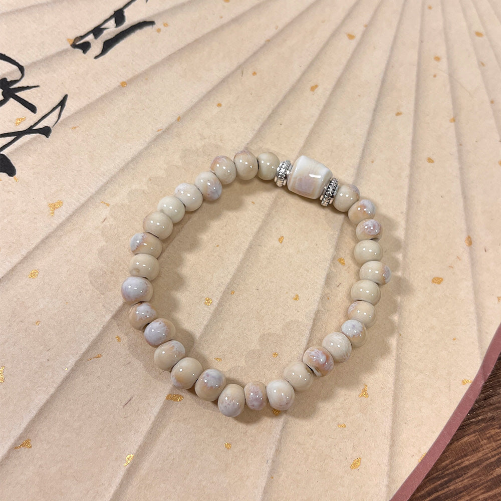 Versatile Handmade Porcelain Bracelet for Women - A Unique and Sophisticated Accessory with Ancient Chinese Style