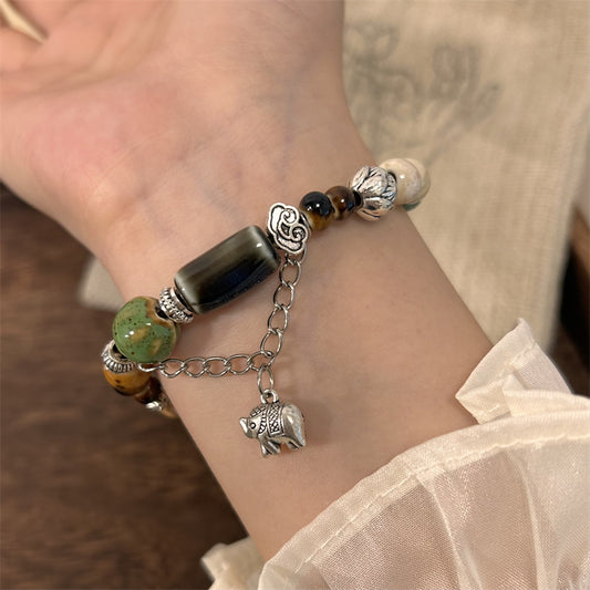 Porcelain Bracelet for Women -  New Arrival of Light Luxury, Exquisite, and High-Aesthetic Accessory