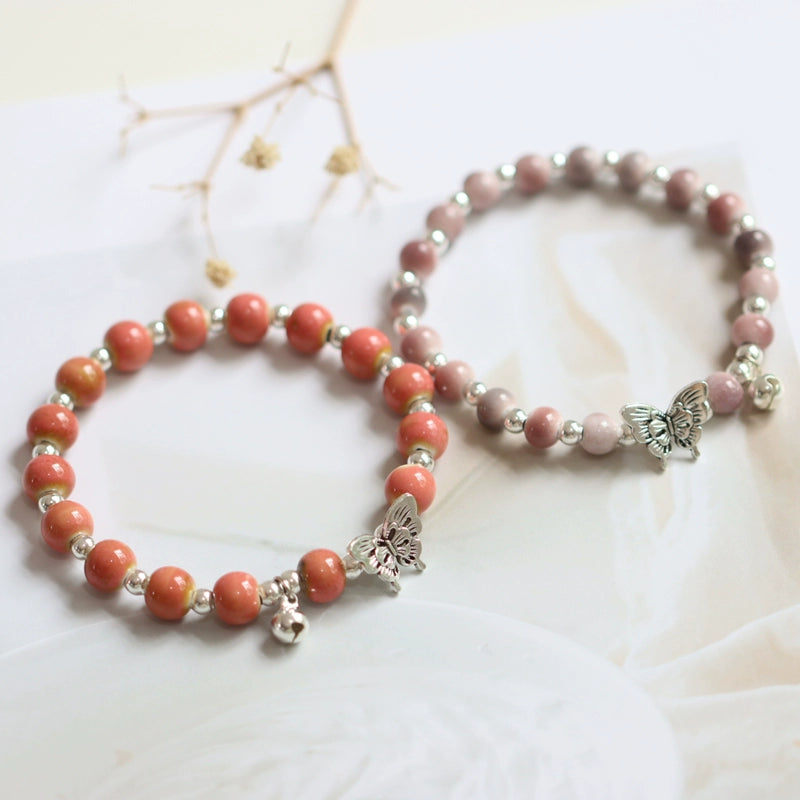 Butterfly Porcelain Bracelet - Modern Oriental Design