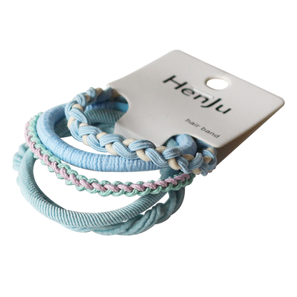 Set Of Five High-Elasticity Hair Ties, Durable And Stylish For Tying Hair