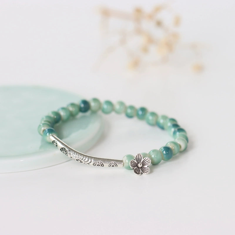 Chinese Ceramic Couple Bracelet - Student Love Tokens