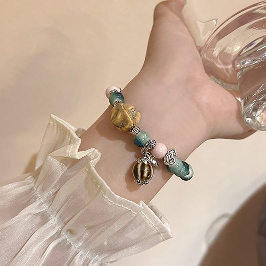 Handcrafted Porcelain Bracelet for Women and Men - A Light Luxury, Unique Design, Exquisite, and Sophisticated Couple's Accessory