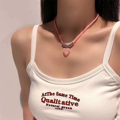 Candy-colored Necklace for Women - The New Summer Arrival of a Girlish Multicolored Bead Necklace