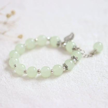 Handmade Crystal Glass Bracelet - Oriental Bohemian Jewelry