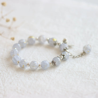 Handmade Crystal Glass Bracelet - Oriental Bohemian Jewelry