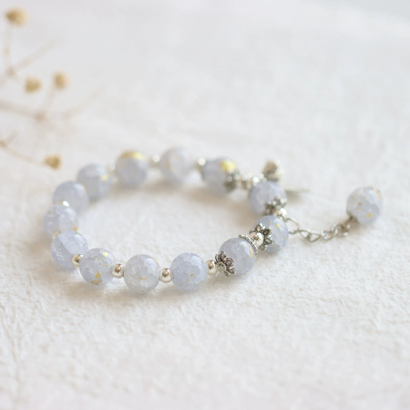 Handmade Crystal Glass Bracelet - Oriental Bohemian Jewelry