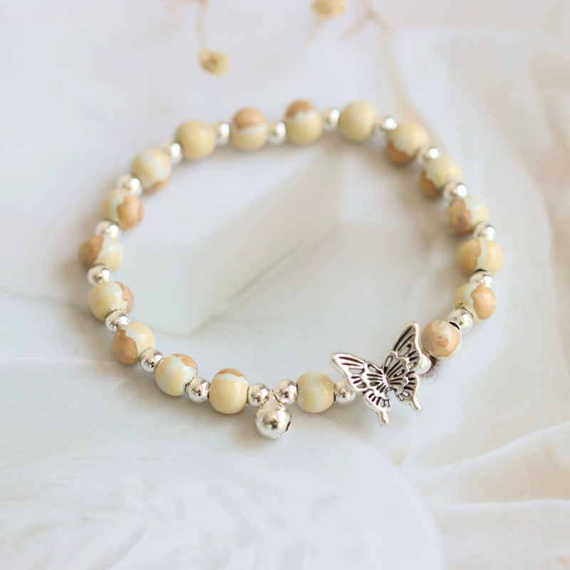Butterfly Porcelain Bracelet - Modern Oriental Design