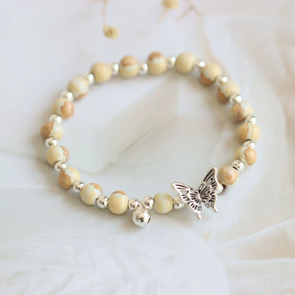 Butterfly Porcelain Bracelet - Modern Oriental Design