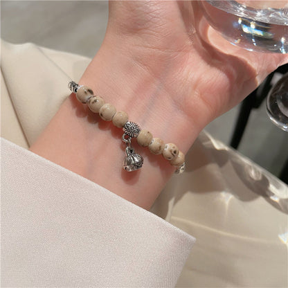 Handmade Porcelain Bracelet for Women - An Ethnic-style, Unique, Light Luxury, and Multicolored Beaded Accessory.