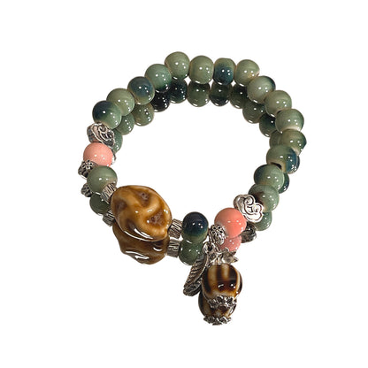 Handcrafted Porcelain Bracelet for Women and Men - A Light Luxury, Unique Design, Exquisite, and Sophisticated Couple's Accessory