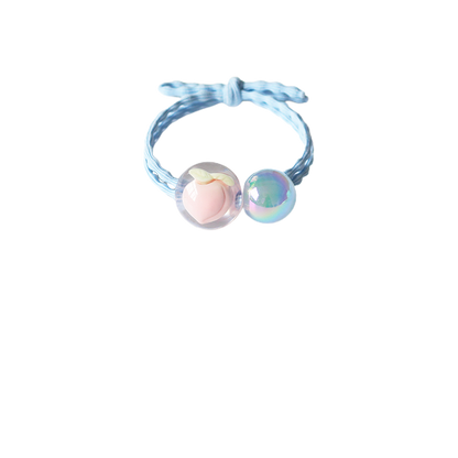 Crystal Fruit Hair Tie, 2024 New High-end Stylish Hair Accessory, Cute Elastic for Women's Hairstyles