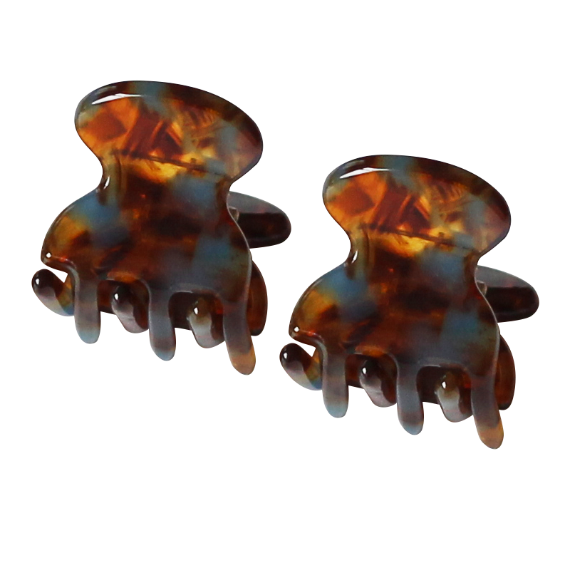 Small Claw Clip, Trendy and Elegant Acrylic Hair Accessory (1.7cm)