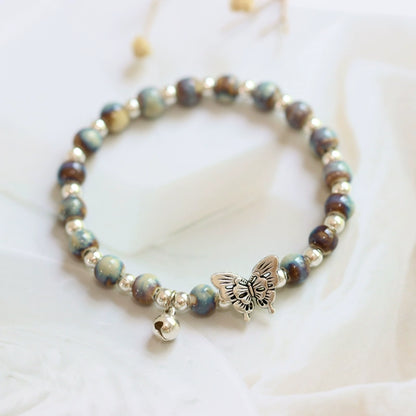 Butterfly Porcelain Bracelet - Modern Oriental Design