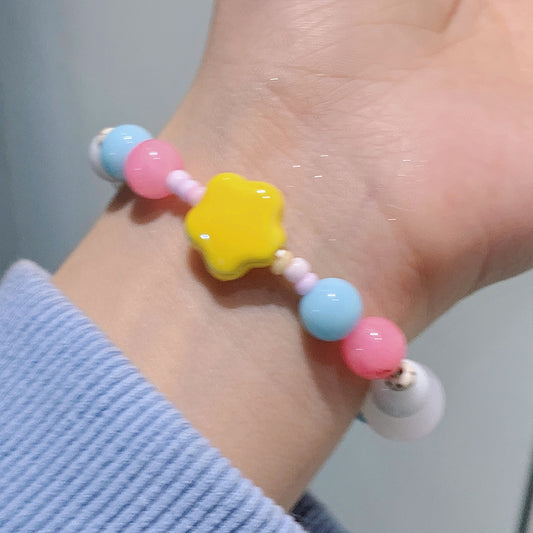 Multicolored Bead Star Bracelet - New Arrival of a Unique, Light Luxury, and Versatile Accessory.