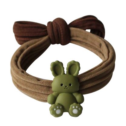 Bunny Hair Tie, 2024 New High-end Seamless Hair Loop, Cute Elastic for Women's Hairstyles