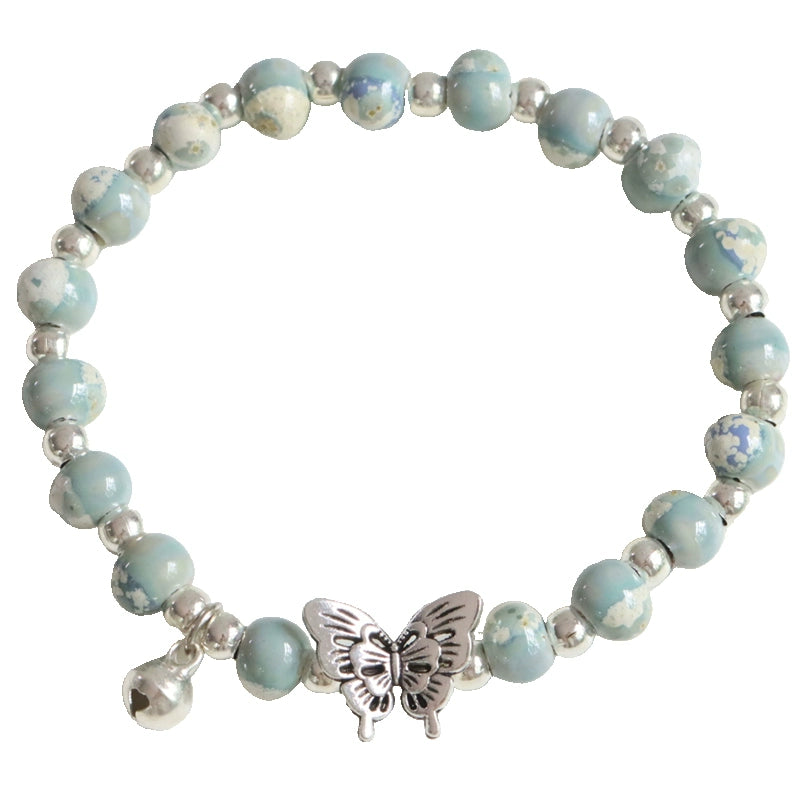Butterfly Porcelain Bracelet - Modern Oriental Design
