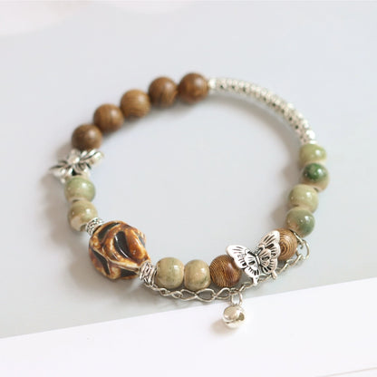 Ethnic Butterfly Ceramic Bracelet - Versatile Women's Jewelry