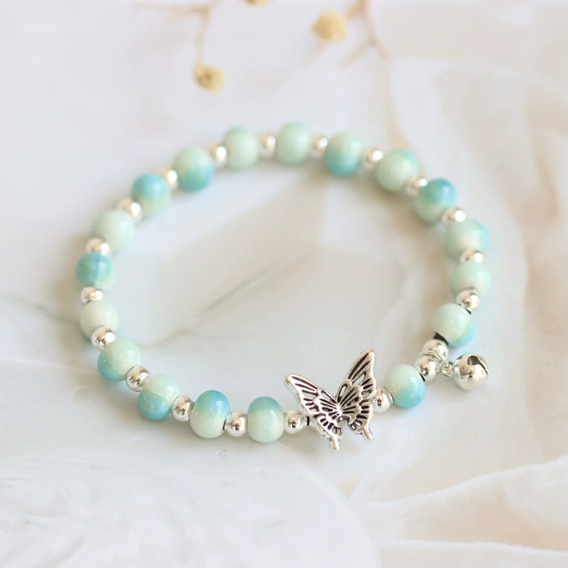 Butterfly Porcelain Bracelet - Modern Oriental Design