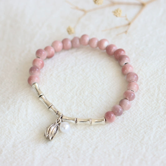 Bamboo-Style Porcelain Bracelet - Scholar's Jewelry