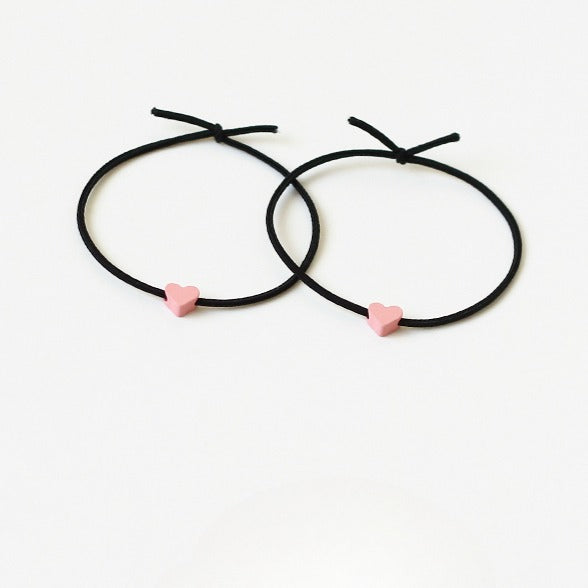 Heart Hair Ties For Couples, Two-In-One And Stylish For Women And Men To Tie Hair