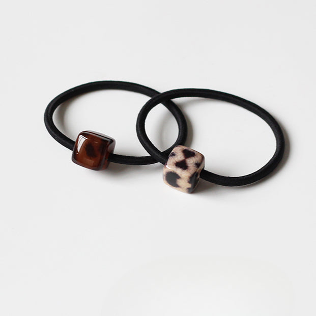 Leopard Print Hair Ties, Trendy And Stylish For Women To Tie Hair