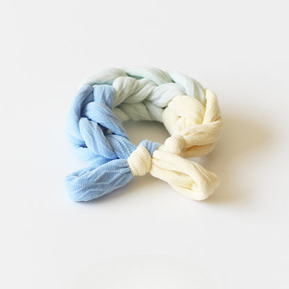 Sweet Dual-Tone Hair Tie - 2024 New Premium Hair Accessory, High Elasticity Durable Elastic Band for Bun Hairstyles