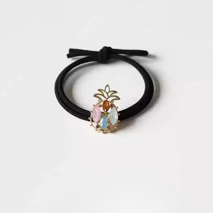 Bracelet Hair Ties - Elegant Beaded Elastic Bands, Cool Style Pearl Hair Ties, Fresh Ponytail Accessories