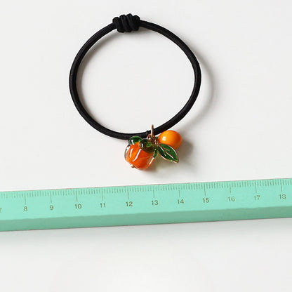 Persimmon Wish Bracelet Hair Tie - Cute Trendy Lucky Hair Accessory, New Simple and Elegant Small Elastic Hair Band