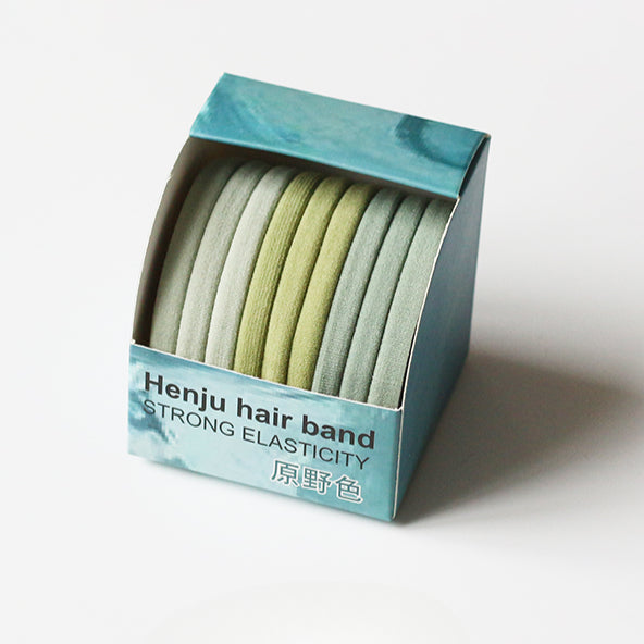 10 Seamless Hair Ties - 2024 Elegant Hair Bands for Women