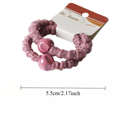 Knitted Wave Hair Ties, High-End And Durable For Women To Tie Hair