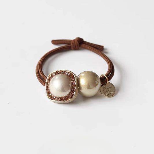 Faux Pearl Hair Ties, High-End And Stylish For Women To Tie Hair