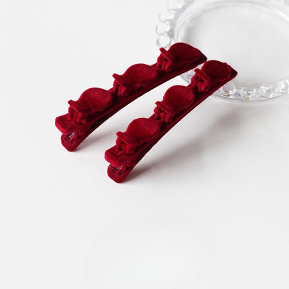 Velvet Hair Clips, Practical And Stylish For Women To Style Hair
