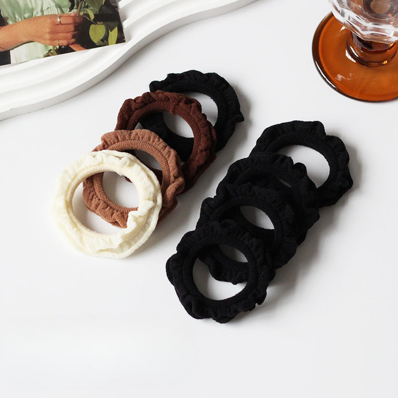 Soft Seamless Hair Ties, Gentle And Stylish For Women To Style Hair（Set of 4）