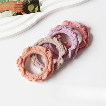 Soft Seamless Hair Ties, Gentle And Stylish For Women To Style Hair（Set of 4）