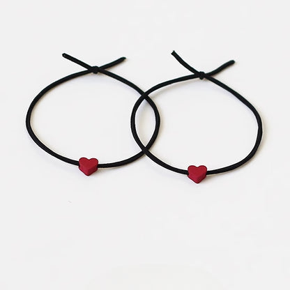 Heart Hair Ties For Couples, Two-In-One And Stylish For Women And Men To Tie Hair