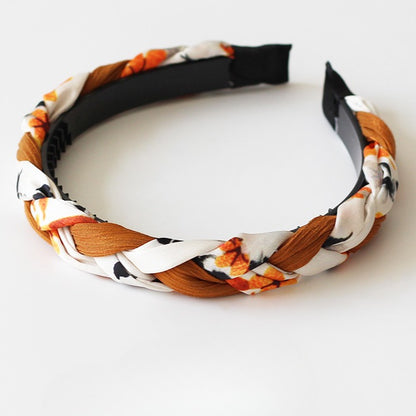 Colorful Twist Headband Stylish Hair Accessory High-End Design For Women Perfect For Makeup Or Daily Use