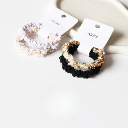 2-Piece Hair Tie Set - Trendy Elegant Elastic Bands, High Elasticity Durable Hair Ties and Small Hair Holders for Women