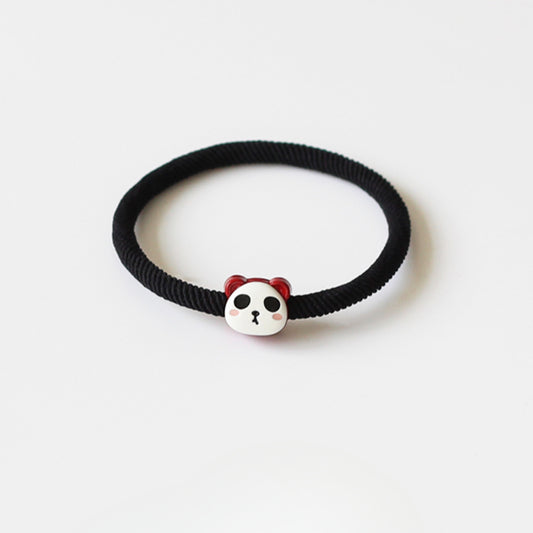 Cute Smiley Face Hair Tie - Korean Style Simple Elastic Band for Tying Hair, Girly Elastic Hair Holder
