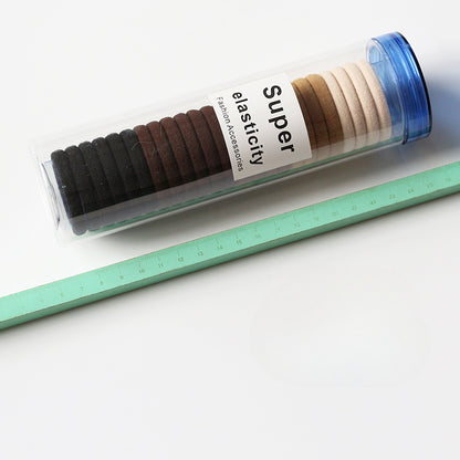 Jarred Seamless Hair Ties for Women - Trendy Ins Elastic Bands, High Elasticity Basic Hair Ties