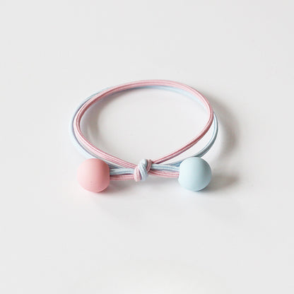 Dual-Tone Pearl Hair Tie, Cute And Durable Elastic Hair Accessory.