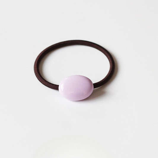 Textured Oval Hair Tie Thick Elastic Band Women New Simple Ponytail Hair Accessory