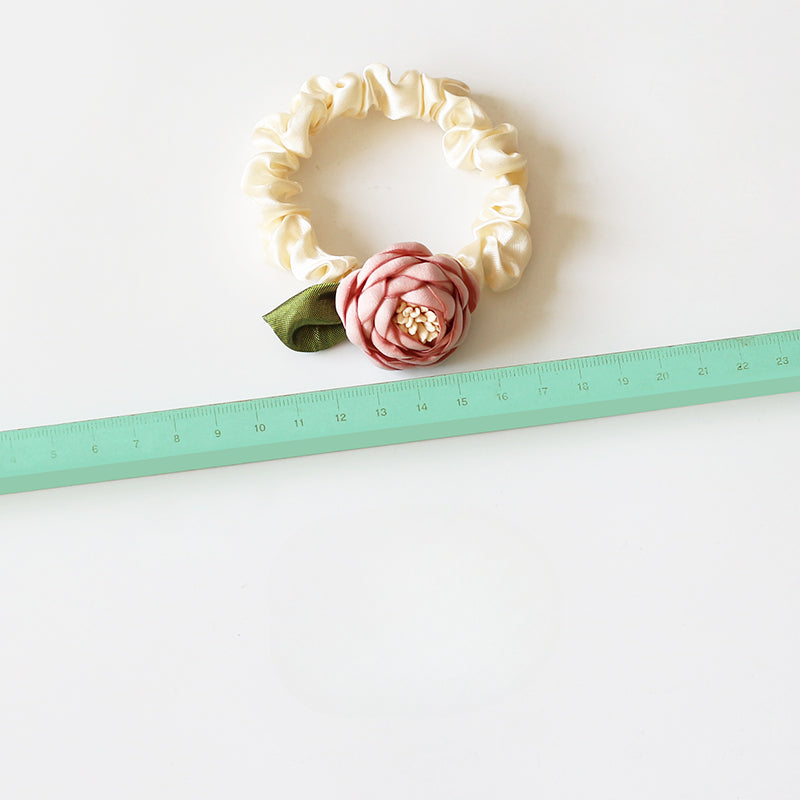 Rose Hair Tie, 2024 New High-end Stylish Hair Loop,Graceful Elastic for Women's Hairstyles
