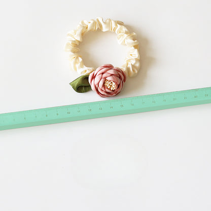 Rose Hair Tie, 2024 New High-end Stylish Hair Loop,Graceful Elastic for Women's Hairstyles