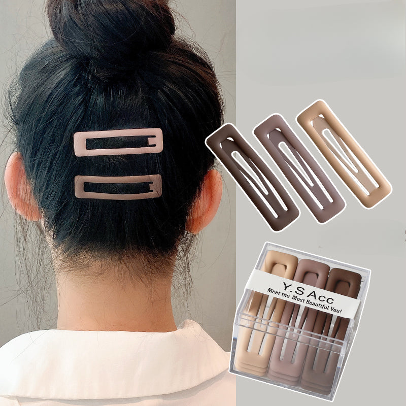 Set Of Nine Gradient Hair Clips, Trendy And Stylish For Women To Style Hair