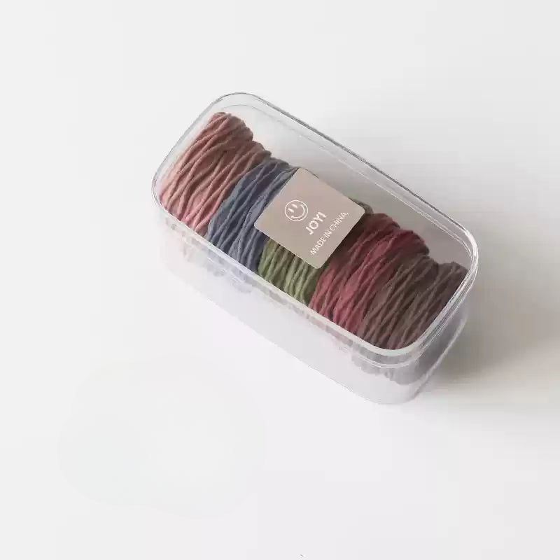 10-Pack Versatile Thick Hair Ties - High Elasticity Ponytail Bands, Non-Damaging Durable Hair Ties and Accessories
