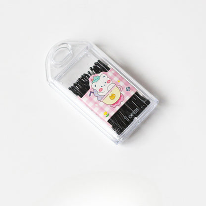 Black Hair Clips Simple And Stylish Hair Accessories Perfect For Bangs Or Stray Hair