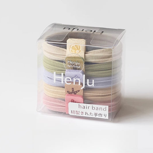 Boxed Seamless Hair Tie, Non-damaging Trendy Elastic for Women, Stylish Hairband for Ponytails and Updos