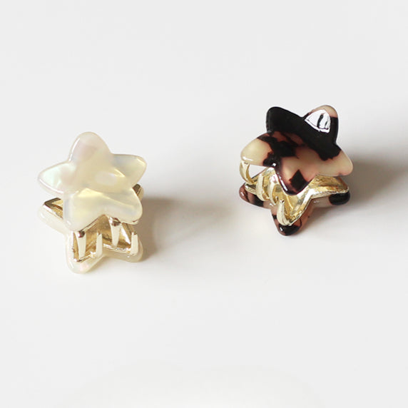 Star Hair Clips Small Size Stylish Hair Accessories For Thin Hair Perfect For Bangs Or Forehead Styling