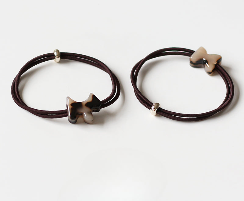 Heart Hair Tie for Women - Simple New Design Elastic Band,Elegant Hair Ties and Small Elastic Hair Loop